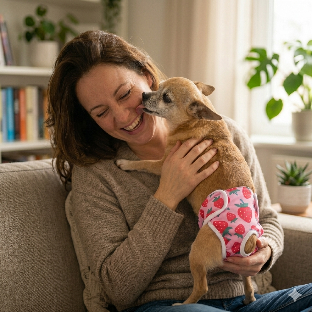 Incontinence : bien choisir ses couches pour chien