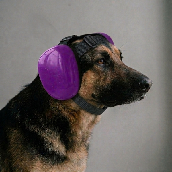 Casque antibruit chien pour anxiété