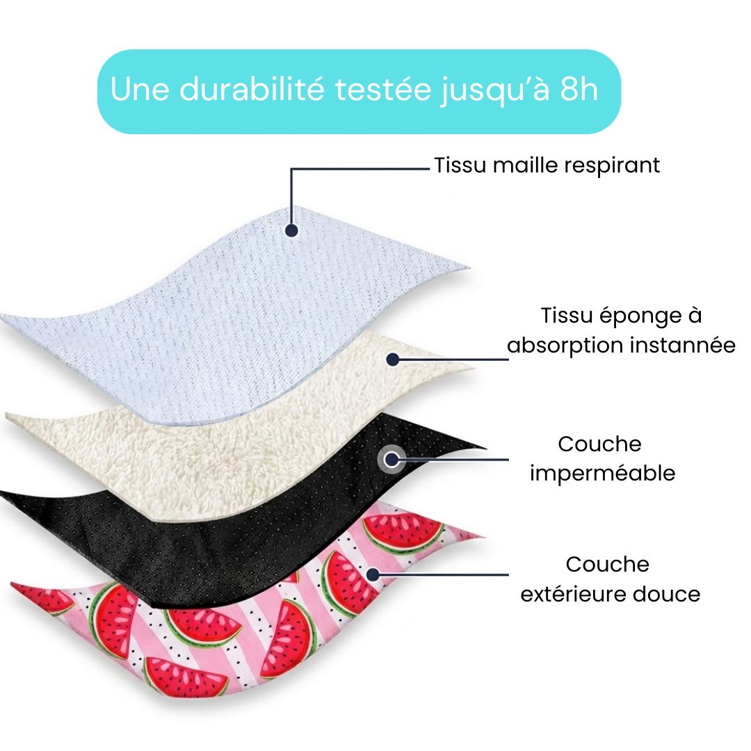 Couche pour chiens lavable - femelle