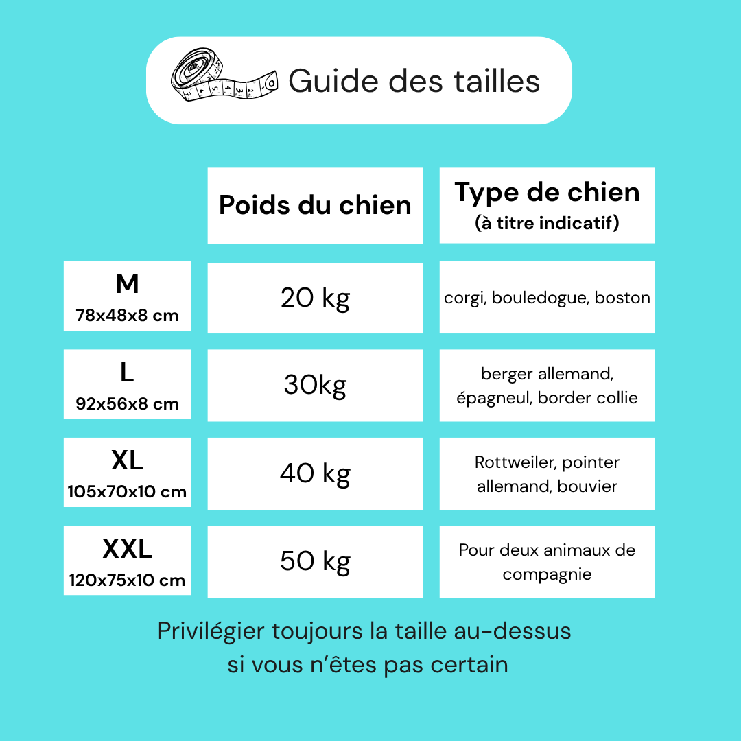 Panier chien XL orthopédique gris