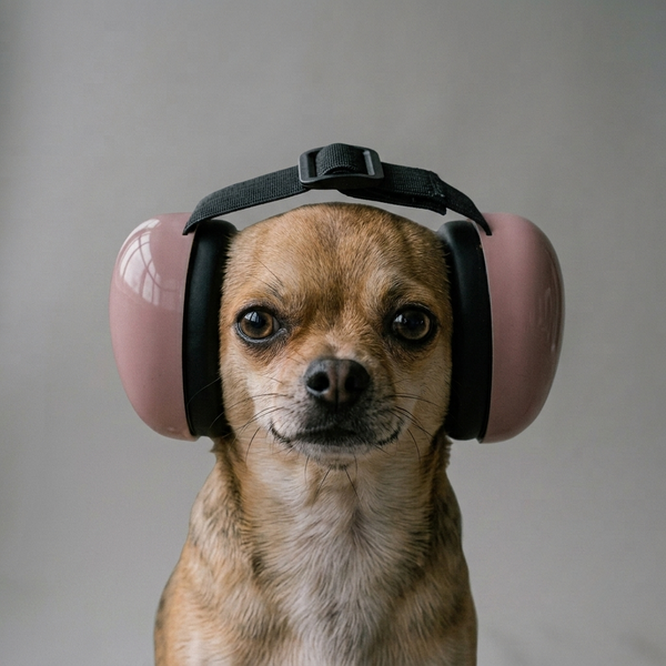 Casque antibruit chien pour anxiété