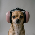 Casque antibruit chien pour anxiété