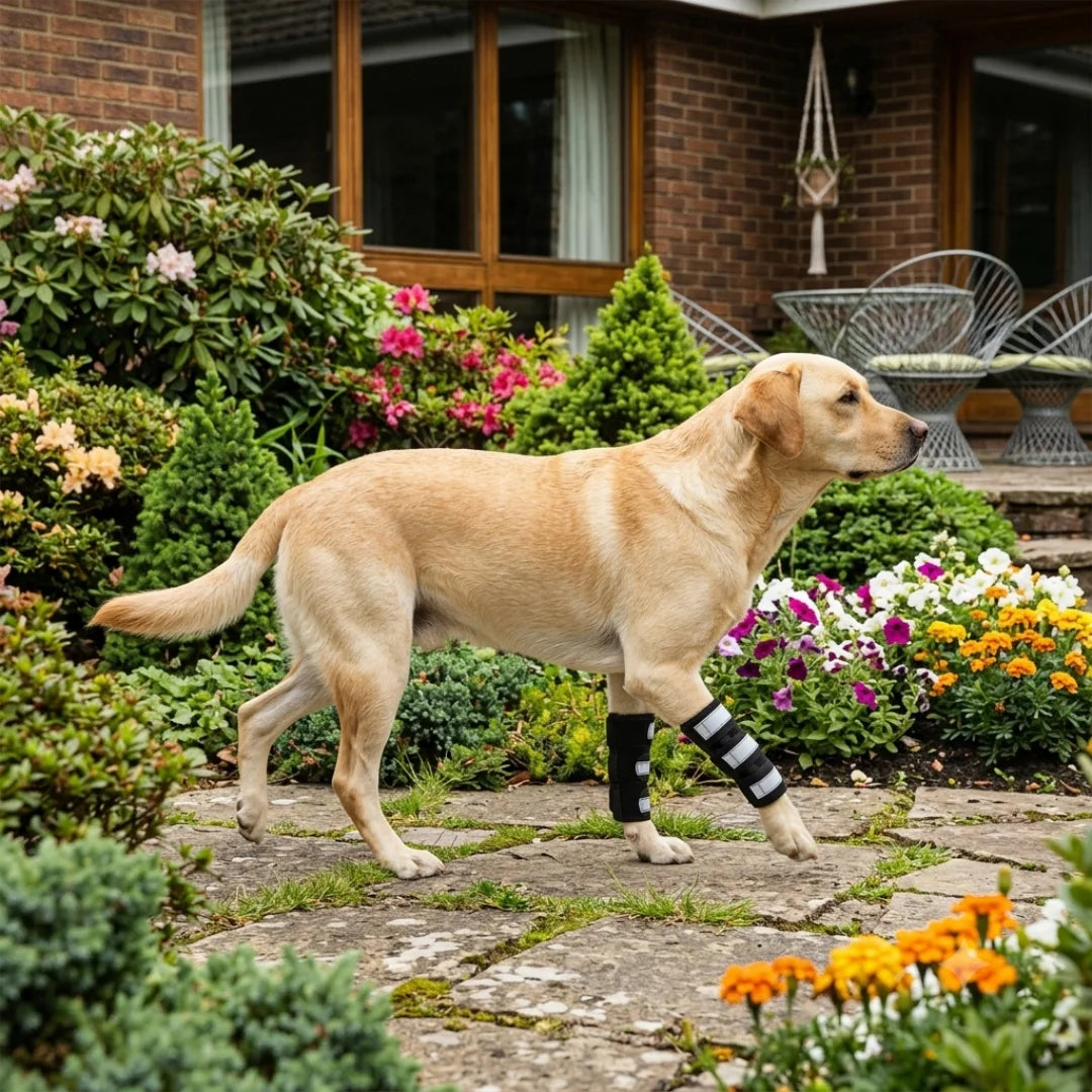 Attelle avant-bras chien senior réfléchissante