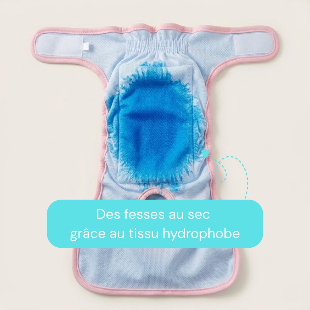 Couche pour chiens lavable - femelle