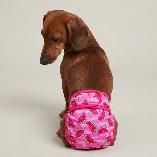 Couche pour chien incontinent lavable | femelle réutilisable