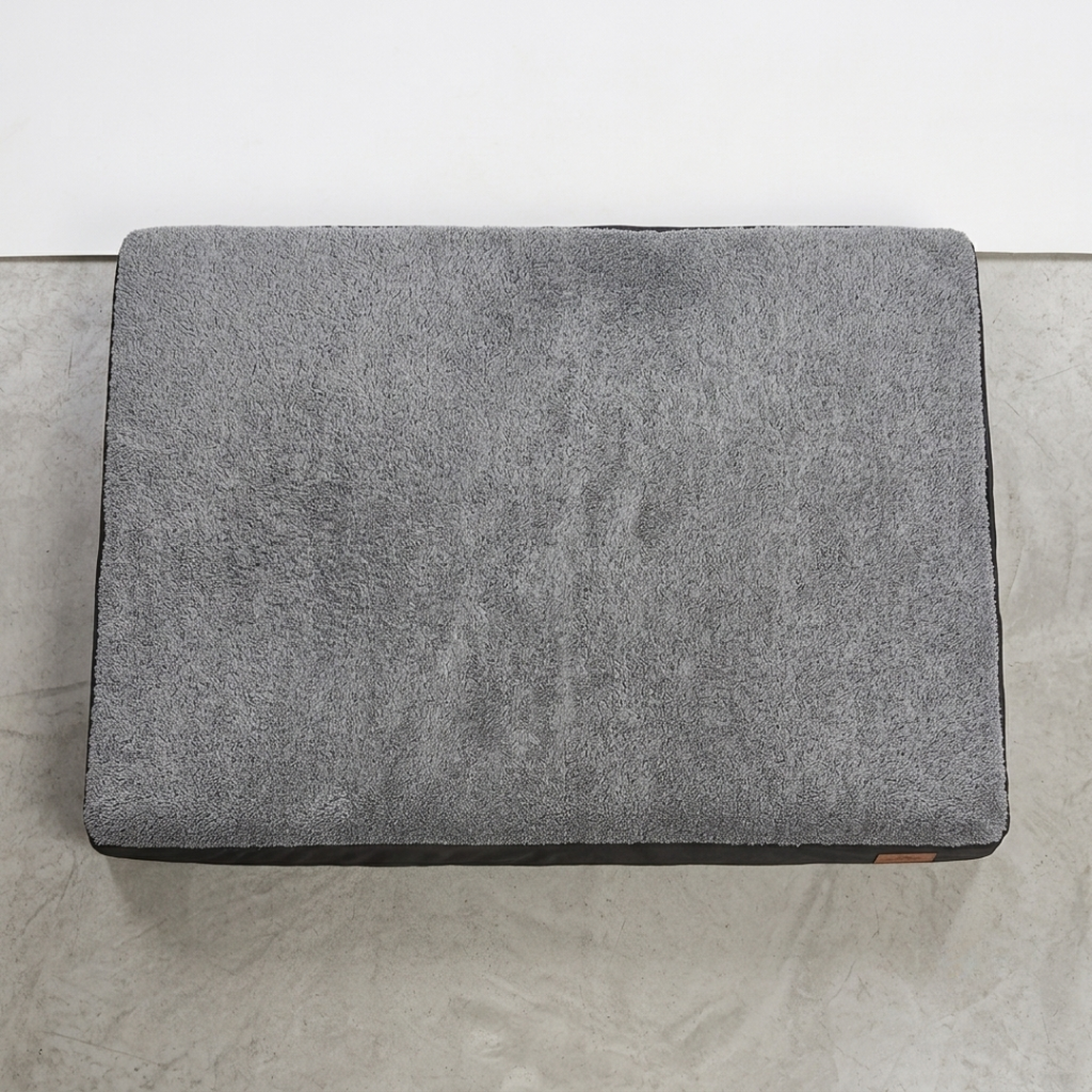 Panier chien XL orthopédique gris