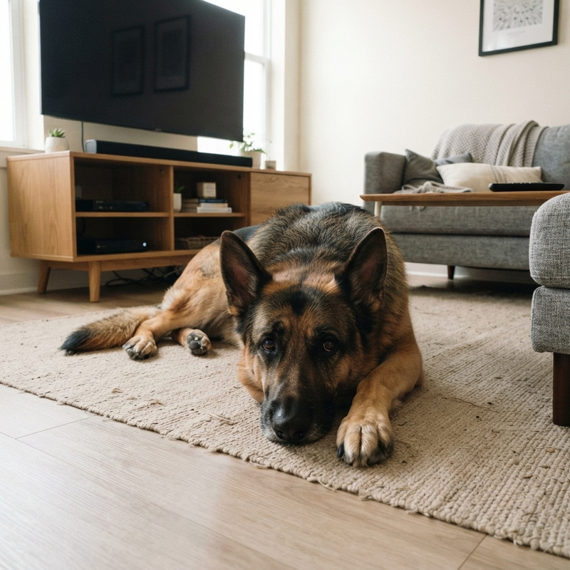 Panier chien XL orthopédique gris
